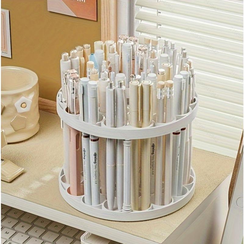 1pc Makeup Brush Storage Rack Desktop Cosmetics Storage Rack Lipstick Makeup Brush Storage Dressing Table Sorting Storage Box