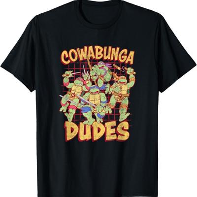 Teenage Mutant Ninja Turtles Cowabunga Dudes Vintage Group T-Shirt