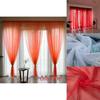 Colorful Solid Sheer Panel Window Curtain With Fashionable Shading Features