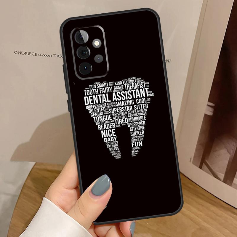 Dental Definitions Tooth For Samsung Galaxy A53 A33 A13 A23 A15 A25 A35 A55 A51 A71 A12 A32 A52 A14 A34 A54 Case