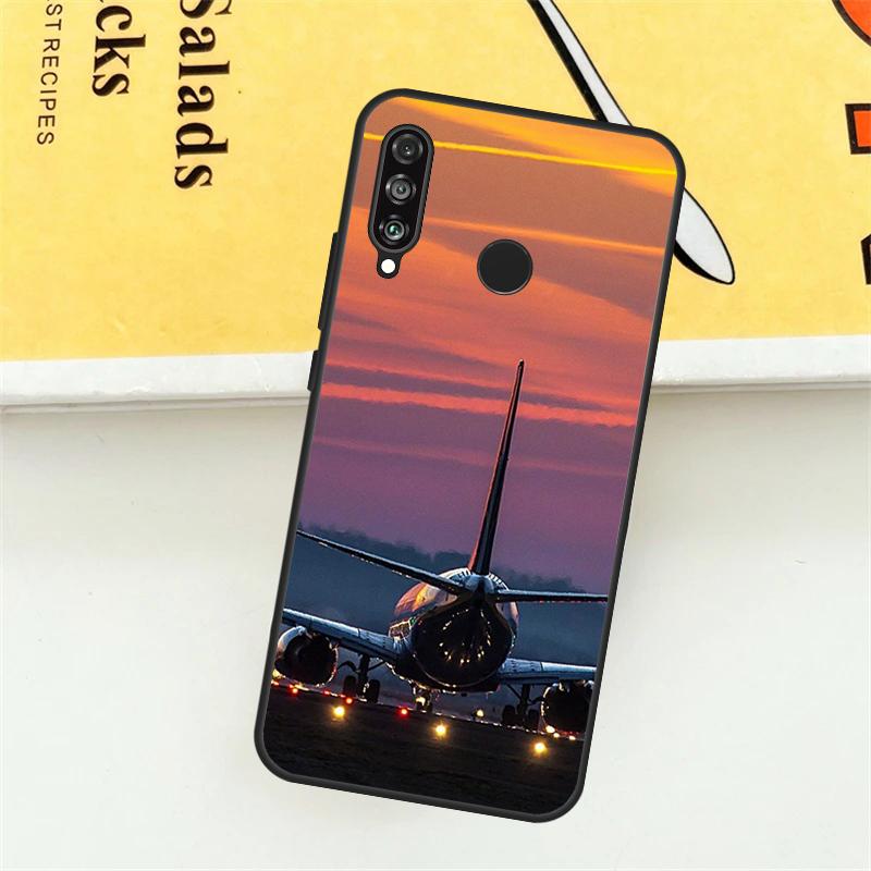 Aircraft Plane Airplane Case For Huawei P30 P20 P40 Lite Nova 11 Pro 9 10 SE 5T 3i 7i 11i Y60 Y70 Y90 Y61 Y91 Cover
