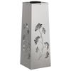 Solar LED Path Light 2 Pcs Silver Stainless Steel