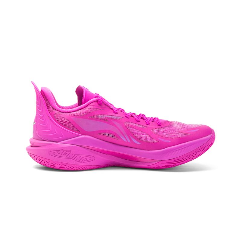 Li Ning Sonic 12 Xu Jie PE Edition Low-Top Professional Competition Basketball Shoes Men Sneakers Purple ABAU019-27