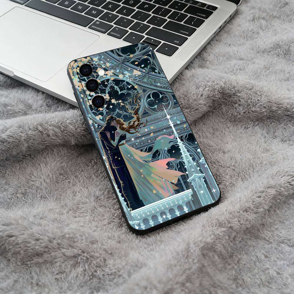 A-Acotar  A Court of Mist and Fury Phone Case For Samsung Galaxy A73,A71 A72,A70,A53,A52,A51,Soft Silicone Black Cover