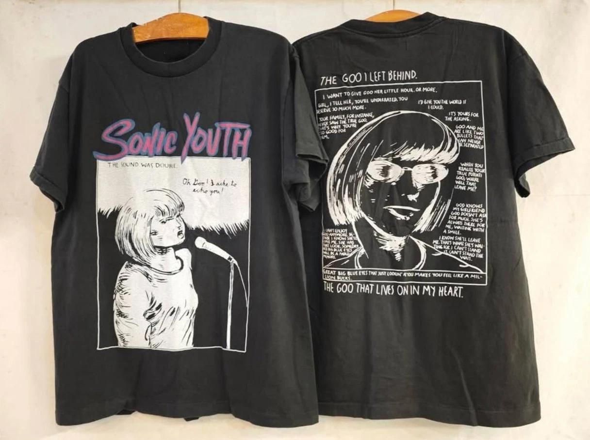 Vintage Sonic Youth Concert 90s Band T-Shirt REPRINT 4XL