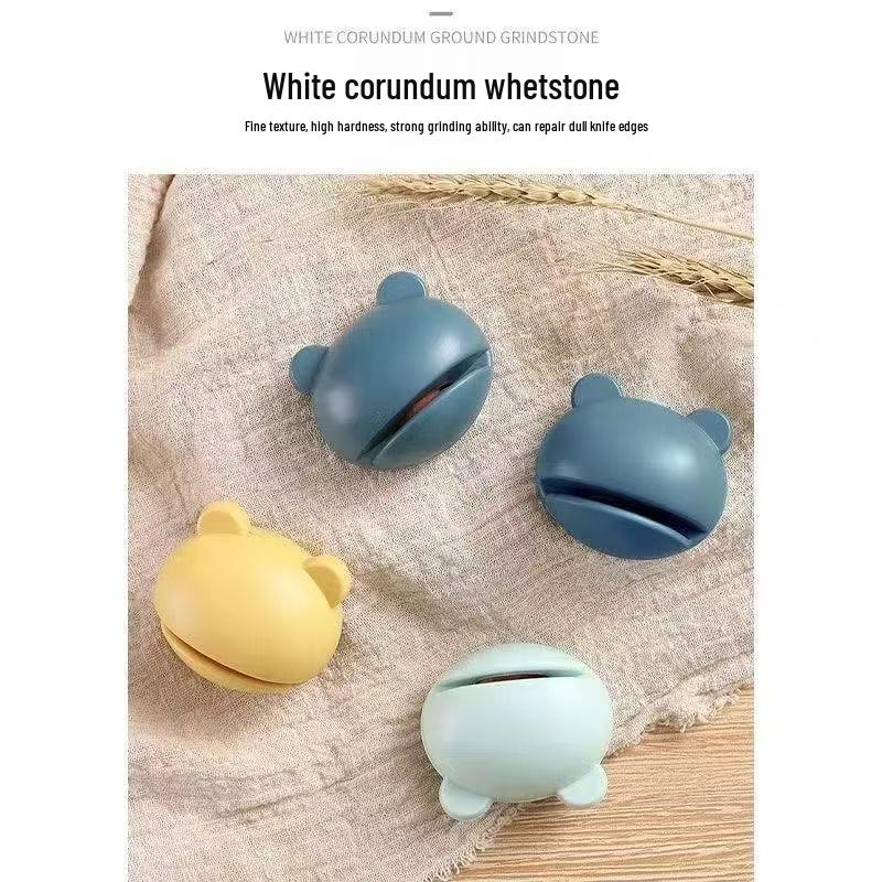 Multi-functional Kitchen Knife & Scissors Sharpener: Quick Stone for Fine Grinding & Fast Blade Sharpening