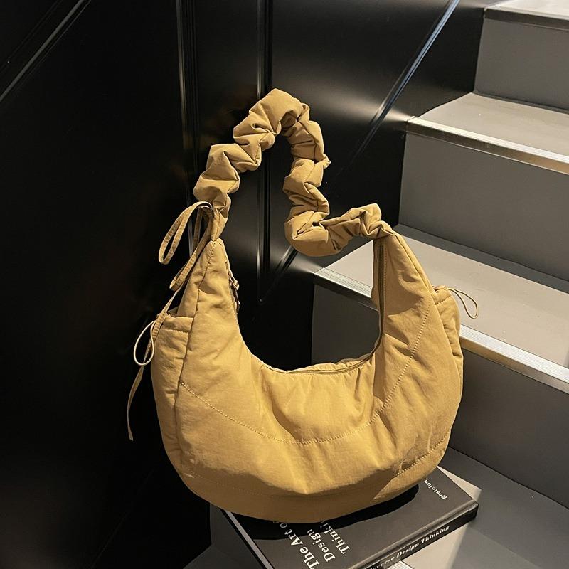 Casual large-capacity cloth bag women's new lazy style versatile one-shoulder messenger bag dumpling bag