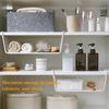1 Kitchen Iron Partition Storage Rack, Suitable For Cupboard Clothing, Sundries, Snacks Storage Rack, Dormitory, Desk Organizer