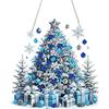 Christmas Theme 2D Flat DIY Acrylic Crystal Rhinestone Art Pendants Special Shape for Living Room Home Office Decoration