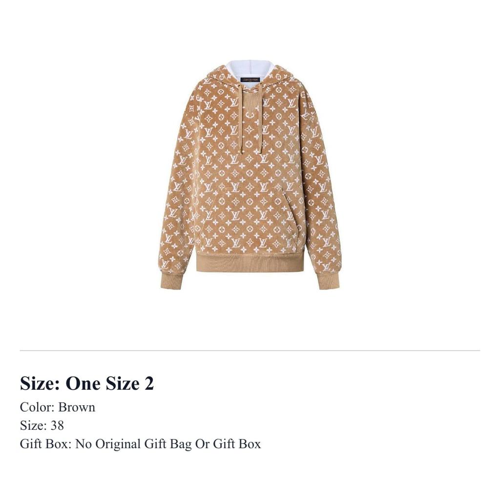 LOUIS VUITTON Sweatshirt Women's Brown 1AC2HZ