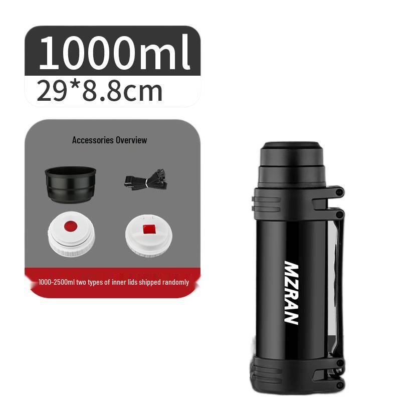 4L Stainless Steel Travel Thermos Mug for Men - Large Capacity Car Kettle Flask