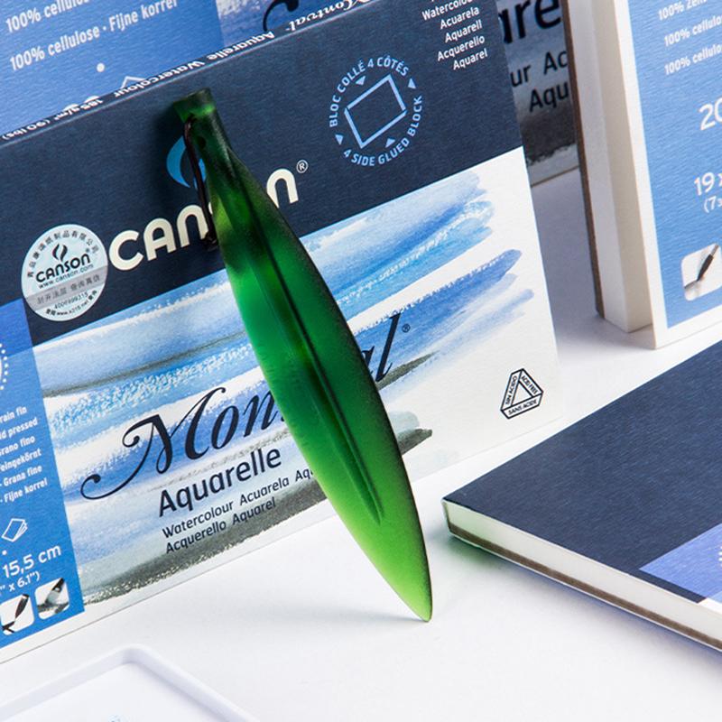 Professional Watercolor Paper Knife Special Paper Knife For Art Supplies Willow Leaf Shape Plastic Letter Opener