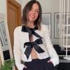 Fall New Women's Front Tie Sequin Jacket