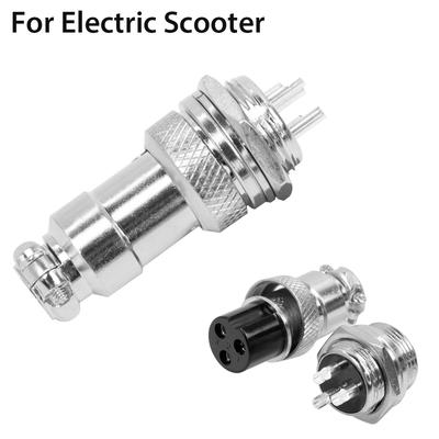 GX16 Aviation Connector Electrical Connector GX16 Aviation Plug Socket 3 Pin 16mm Male/Female Wire Panel Circular Connector Copper Alloy Inline Cable