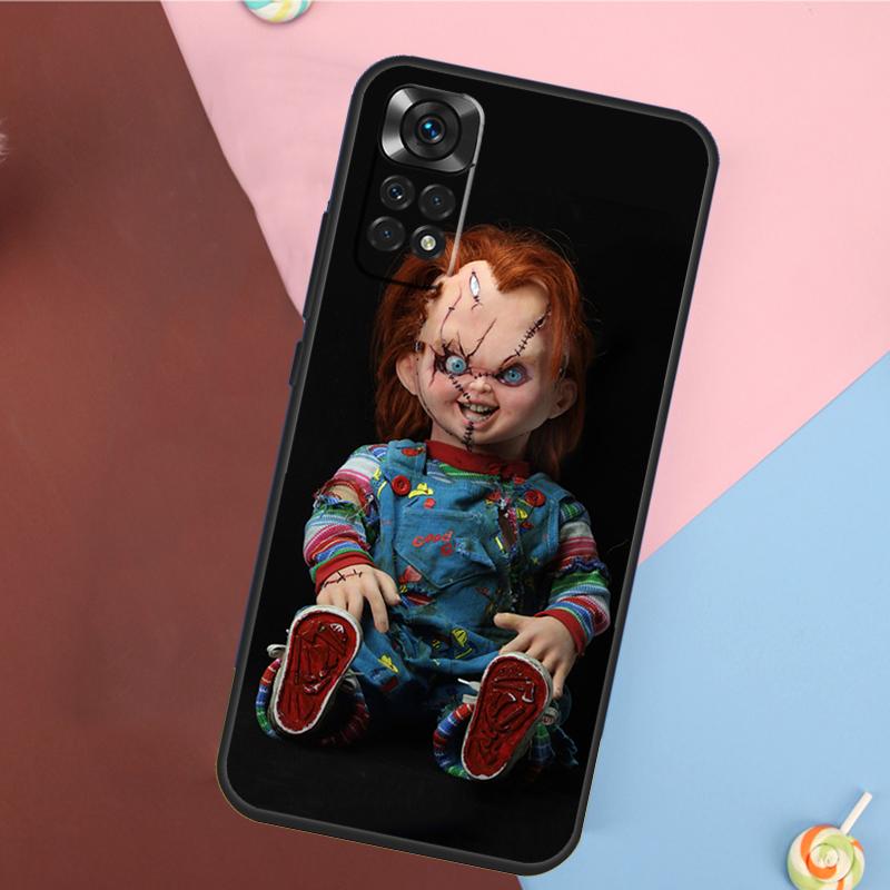 Scary Chucky Doll Horror Movie Case For Xiaomi Redmi Note 11 Pro 11S 8 9 12 10 Pro 10S 9S Redmi 9 10 12C 9C 10C Back Cover