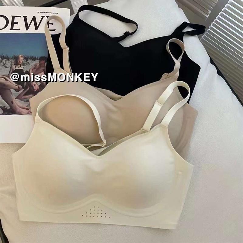 Womens Thin Push Up Bra Soft Support Seamless Breathable Underwear Small Cups Daily Wear
