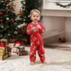 Christmas Print Cute Family Set Pajamas, Home Clothes, Family Set Long Sleeve Top Pants Set