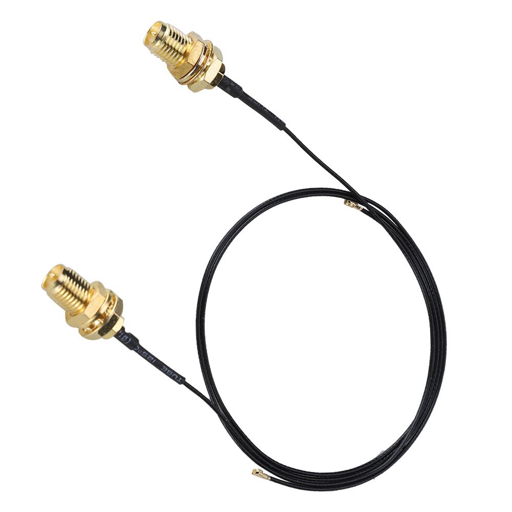 2Pcs WiFi Antenna Extension Cable To RP SMA Male NGFf M. 2 Connector Cable Wire Line Cord 31cm