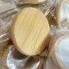 4er-Pack DIY Bambus und Holz Kosmetikspiegel Party Hochzeit Kleines Geschenk für Gäste Holz Runder Spiegel Geschenk