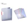 File Pockets 11 Hole Expandable Binder Folders for 2/3/4 Ring Document Pouch, Plastic Envelopes Macaron Color Bags Pocket with Snap Button &