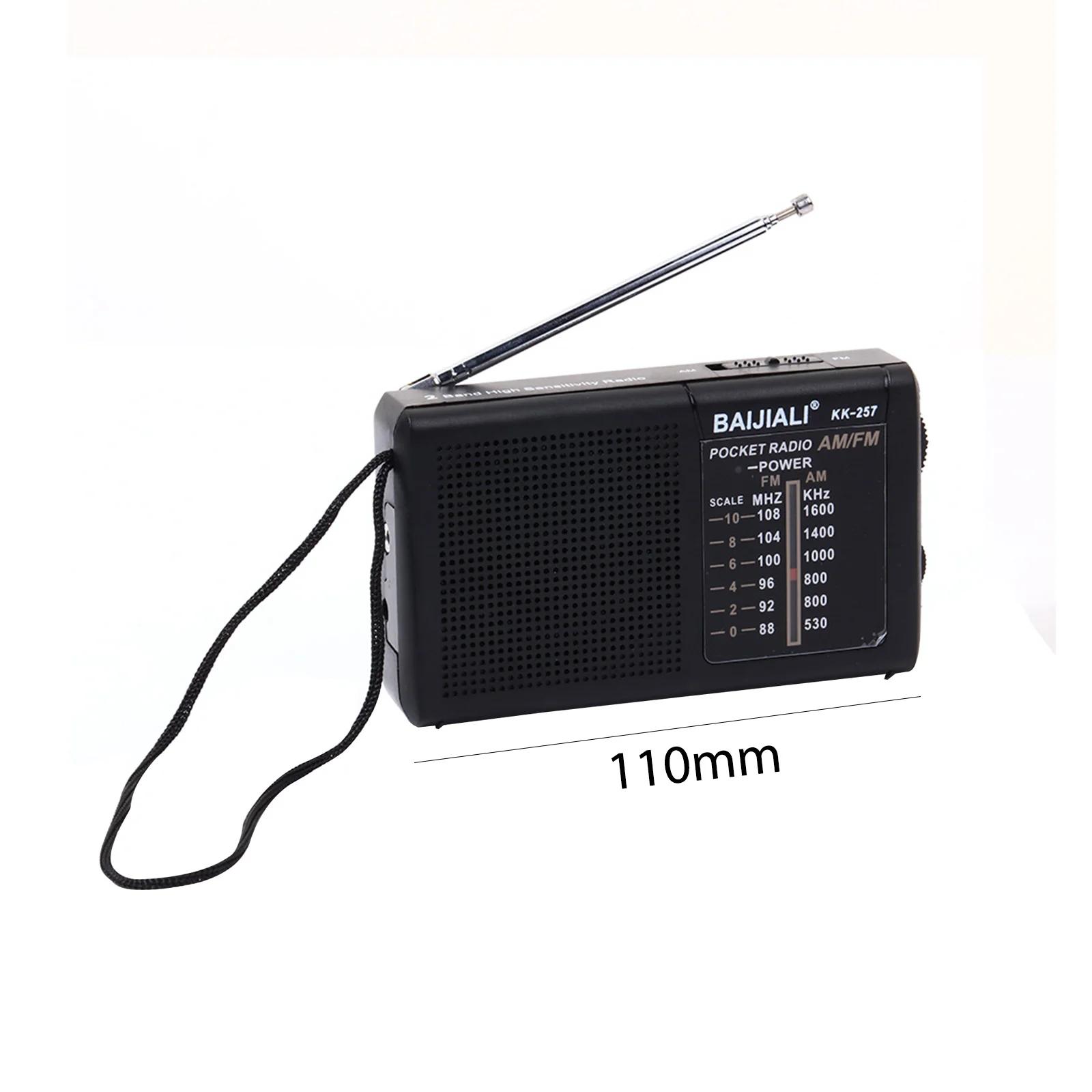 

AM FM Mini Elder Radio Dual Band HiFi Elder Pointer Radio с питанием от батареи, карманная указка, телескопическая антенна с разъемом 3,5 мм