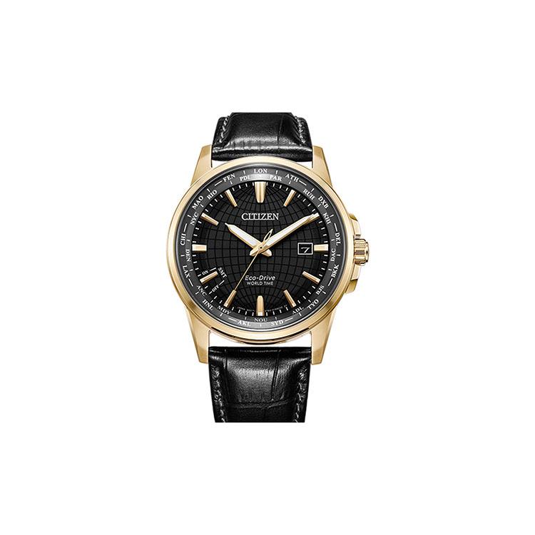 CITIZEN Ecology Drive Collection Light Powered Quartz Movement Genuine Leather Strap Watch BX1008-12E