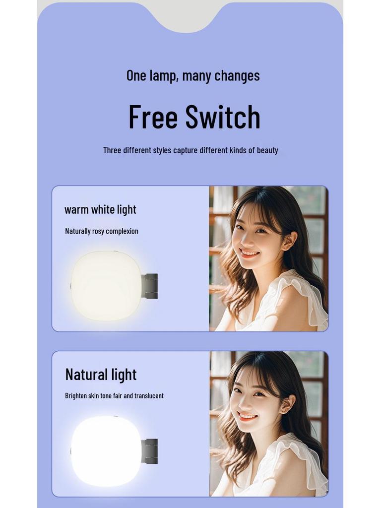Portable Handheld Magnetic Light K04 for Phone Photography & Outdoor Shooting