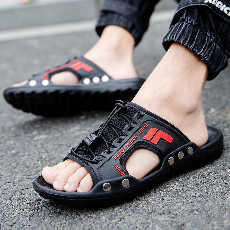 Men's Sandals Fashion Designer Soft Men Slippers Outdoor Beach Shoes Anti-slip Comfortable Men Flip Flops Slippers for Men