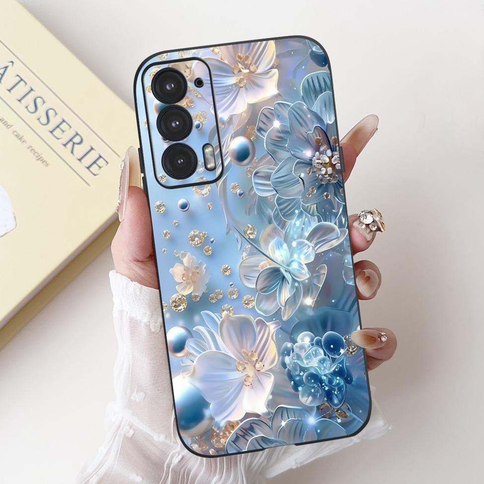 For Edge 20 20Pro 20Lite Phone Cover For Motorola Edge 20 Pro Case Silicone Luxury Fashion Love Cute Cat Girl Funny Cool Painted
