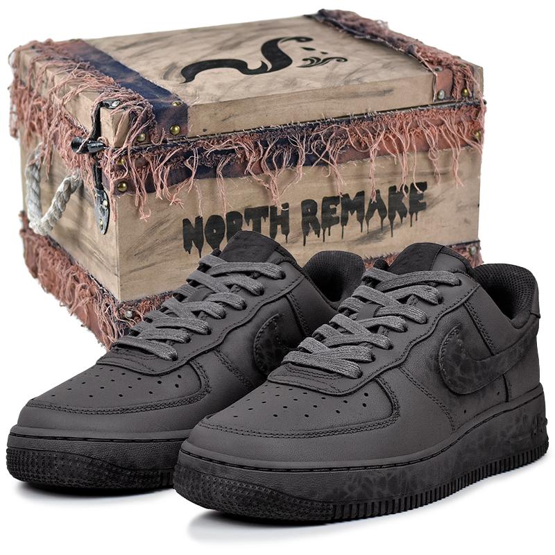

Nike Air Force 1 Abrasion Resistant Low top Skateboard Shoes Women s DD8959-001(Team1676-S-BOX) 39