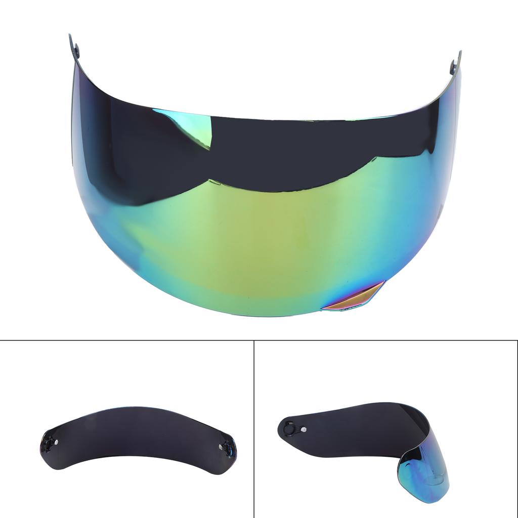 Universal Helmet Visor Wind Shield Anti Scratch with Anti Fog Film Protector Fit for K3SV K5(Colorful )