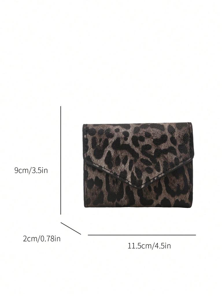 1pc Women's Crocodile Pattern PU Leather Bifold Wallet, Fashion Compact Small Wallet, Vintage Envelope Purse for Daily Use
