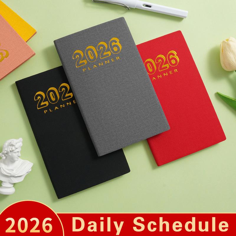 2026 Cross-border English Daily Planner: 365-Day Pocket Notebook & Time Management Handbook