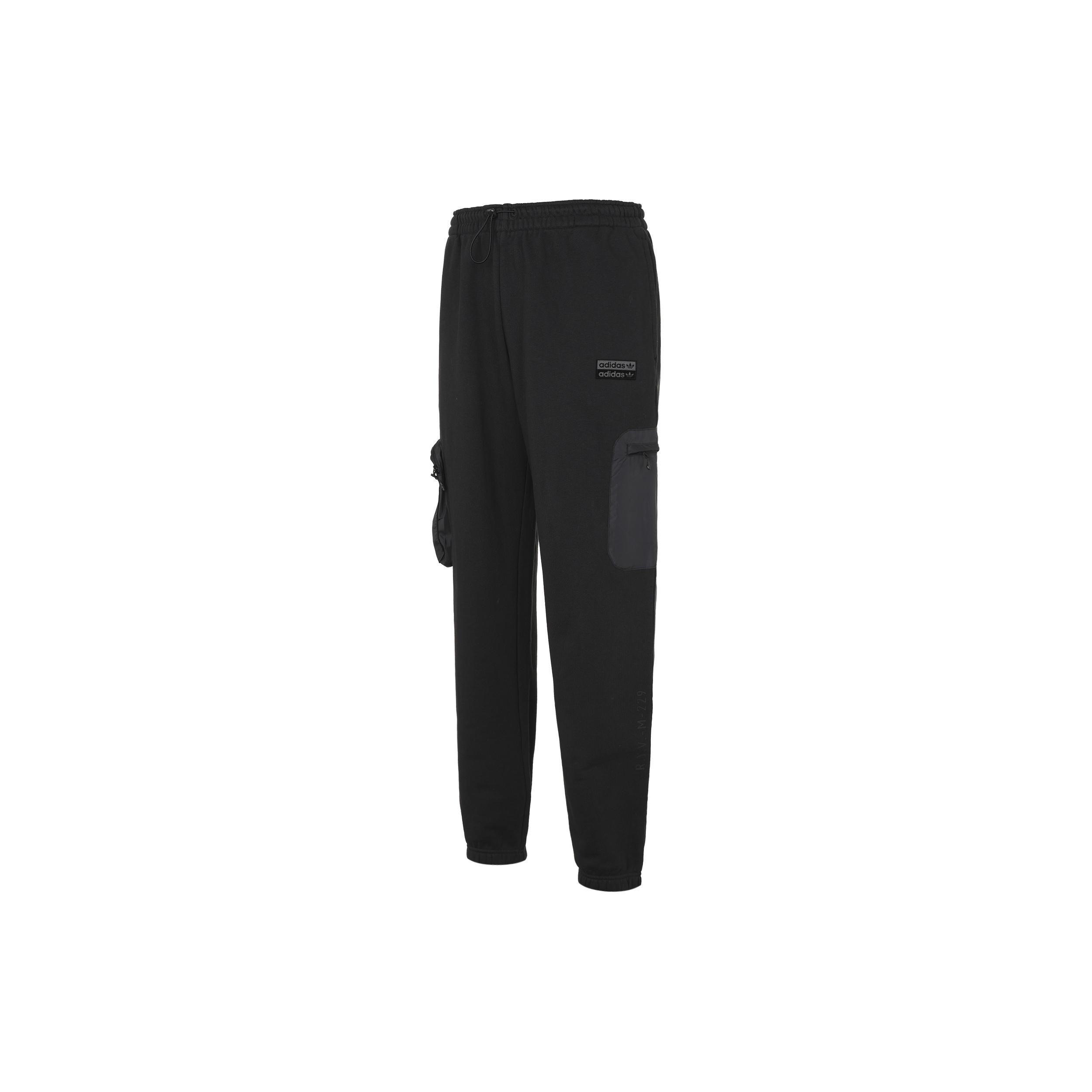 Men s adidas originals Side Zipper Pocket Bundle Feet Sports Pants/Trousers/Joggers Black H11485 XXL