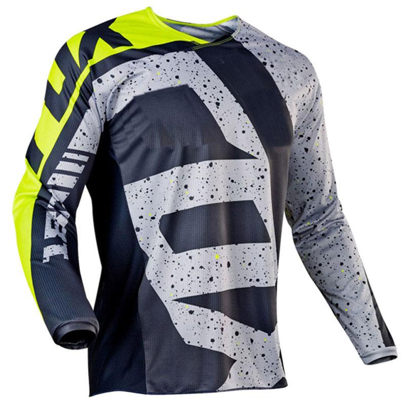 Spring and Autumn Round Neck 3D Printed Top Motocross Jersey Bicycle Jersey Fashionable Casual Sport Long Sleeved Men's T-shirts