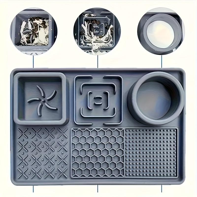 E52 Powerful Suction Cup | 6-In-1 Multifunctional Pet Slow Feeding Lick Mat - Alleviates Anxiety And Promotes Health