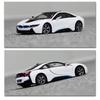 1/24 BMW I8 Supersportwagen Neues Energiefahrzeug Legierungsauto Diecasts & Spielzeugfahrzeuge Automodell Miniaturmaßstabsmodellauto für Kinder