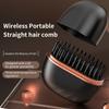 Portable Mini Straightening Comb Cordless Hair Straightener Brush Portable Hairstyling Tool Anti-Scald ShellUSB Charging Brushes