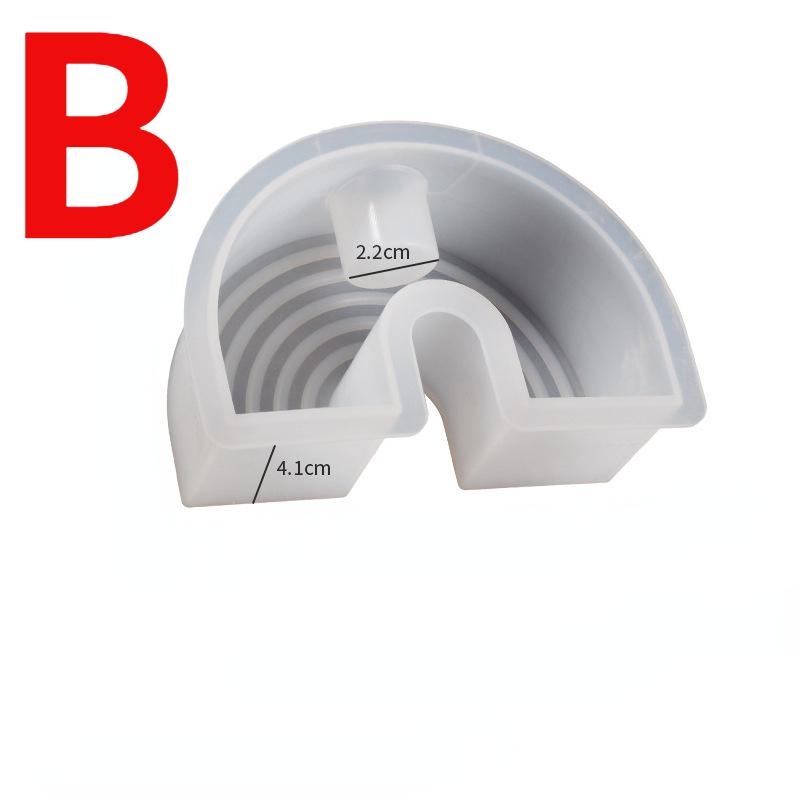 

1 шт. арочный держатель Радужные силиконовые формы DIY штукатурка цементная смола эпоксидная смола любовь формы