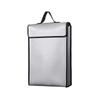 Bolsa à Prova d'Água e de Fogo para Documentos Resistente ao Calor Alça Superior Bolsa de Segurança para Dinheiro Fecho de Zíper com Tira Adesiva Bolsa de Armazenamento