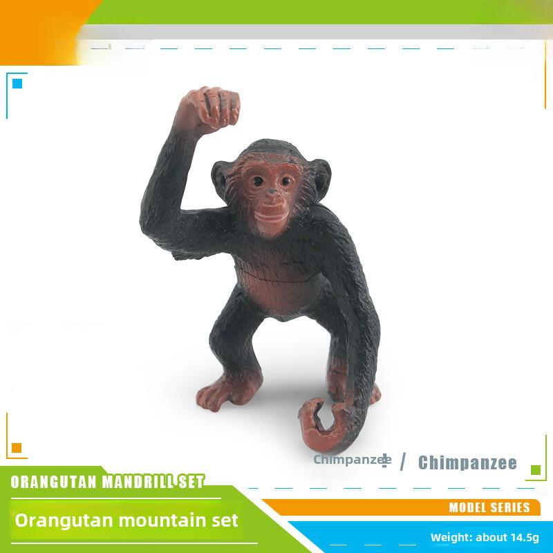 Schimpanse und Gorilla Stehend Zoo Modell Spielzeug