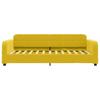 Daybed Yellow 90x200 Cm Velvet