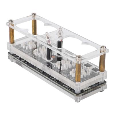 LED-Lampenröhrenuhr IN12 Retro Nixie-Uhr Modul mit RGB-Atemlicht und USB-Stromversorgung für DIY-Projekte