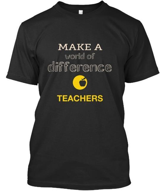 Teachers Make Change T-Shirt Made in the USA Size S to 5XL S