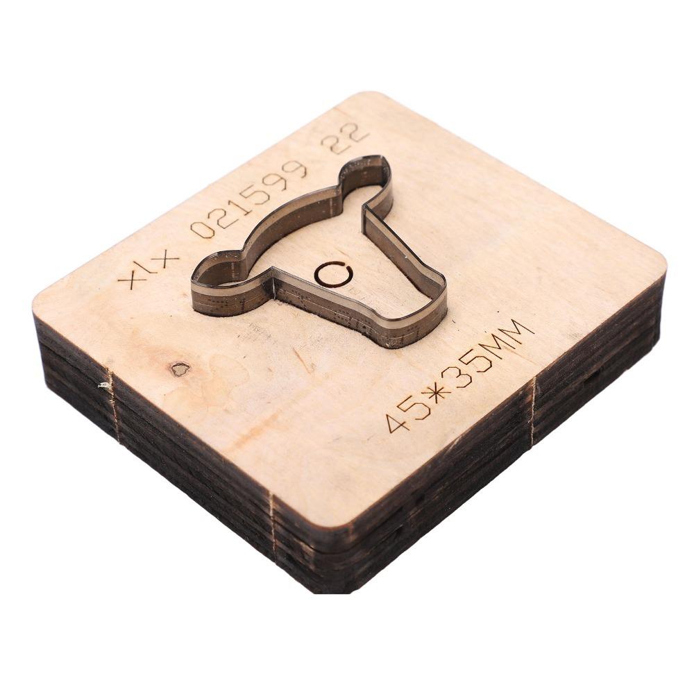 

Horse Shape Punch Cutter Bull Head Shape Craft Tool DIY Leather Cutting Die For Leather Craft Bull Head Shape