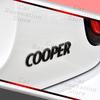3D Car Decor S Logo Front Hood Grille Emblem Sticker For Mini Cooper S R53 R52 R56 F57 F55 F56 JCW Fender Rear Trunk Body Badge