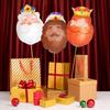 1set Kings Balloons King's Head Crown Aluminum Film Balloon Baby Shower Birthday Party Jesus Decorat King Christmas Gift Globos