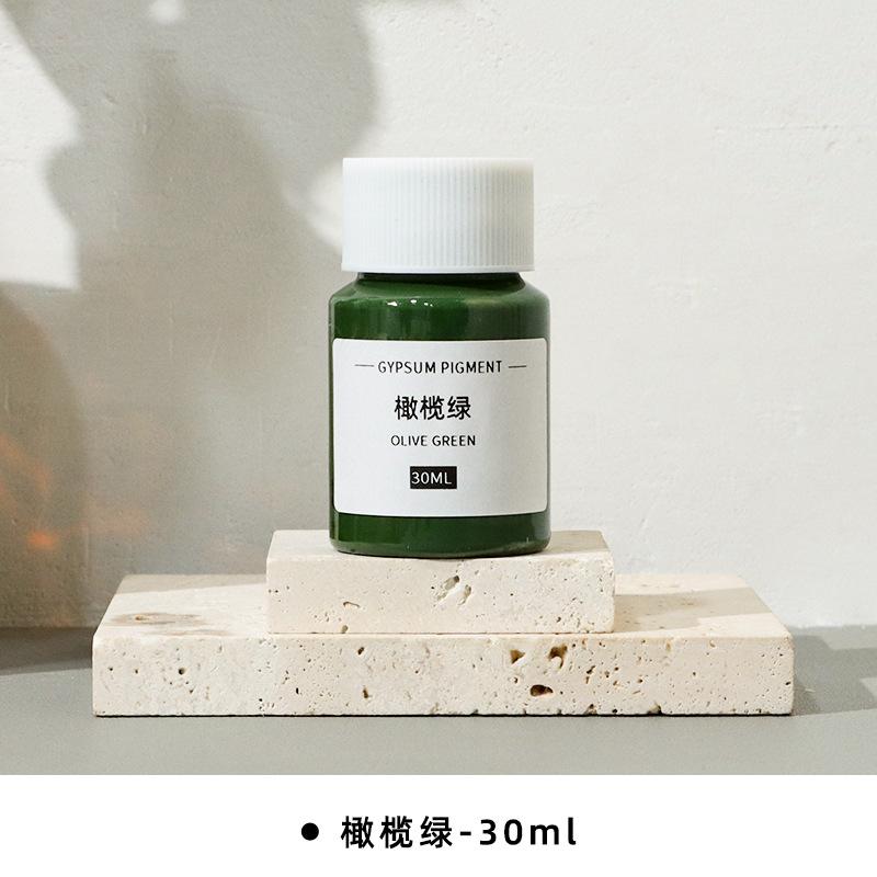30ml Gipsfarbe Stabile Farbe Nicht leicht verblassend für DIY Handwerksproduktion Duftstein Wanddekoration
