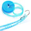 Blue Windproof Clothes Line with Hooks Basking Rope Multifunctional Clothesline  Home Hotel