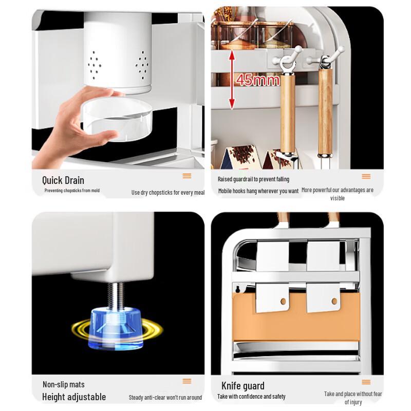 Triangular Corner Kitchen Storage Rack